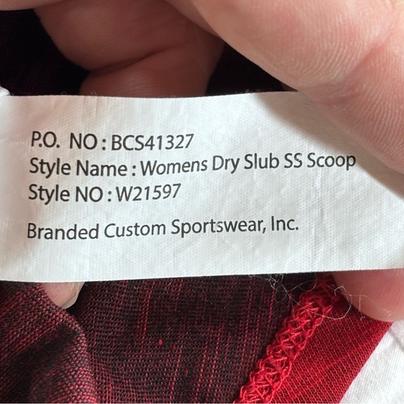 Nike women’s M Portland thorns football club FC scoopneck red performance Tee - Picture 4 of 10